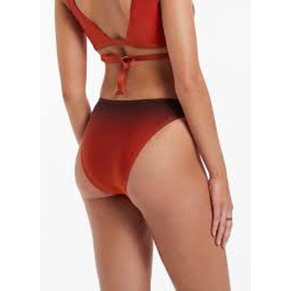 JETS OIA Sunser High Waist Hipster Bottom Pant Burnt Orange - Picture 4 of 5